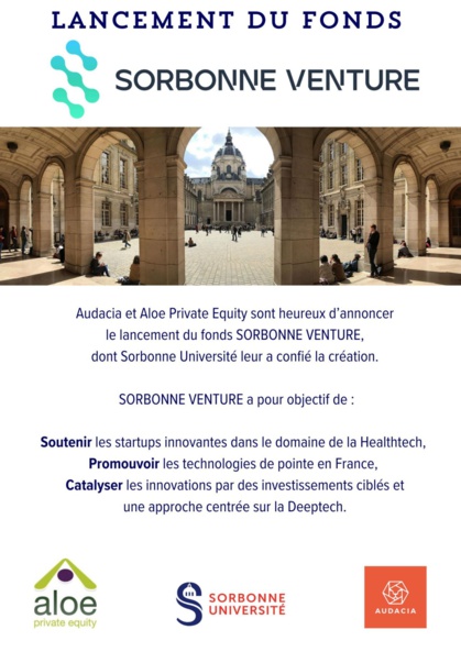 , Sorbonne Venture : un nouveau VC pour accompagner les leaders de la Deeptech
