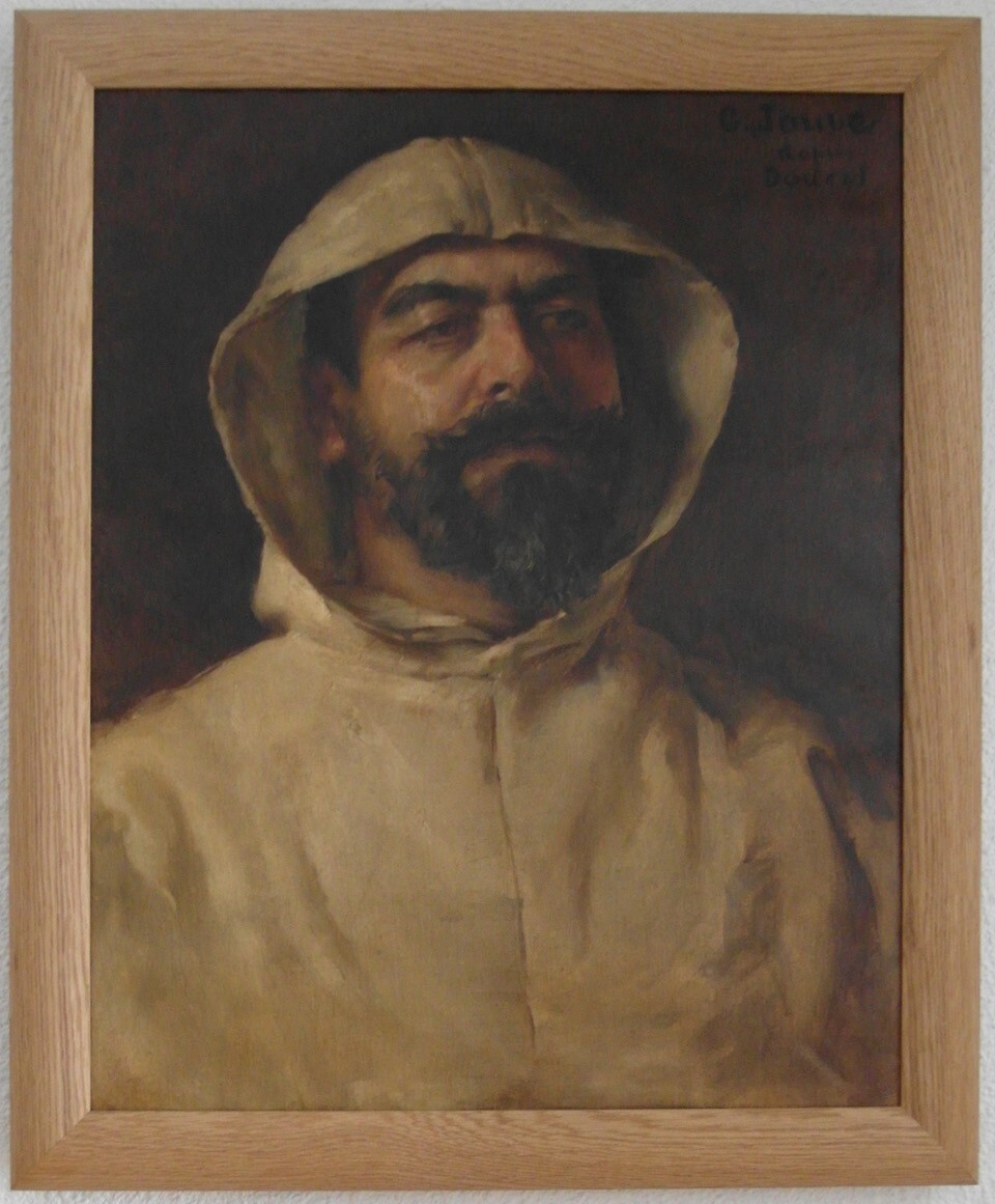 Le portrait d'Henri Didon, exposé à la Maison Seilhan (tableau peint vers 1883-1887).